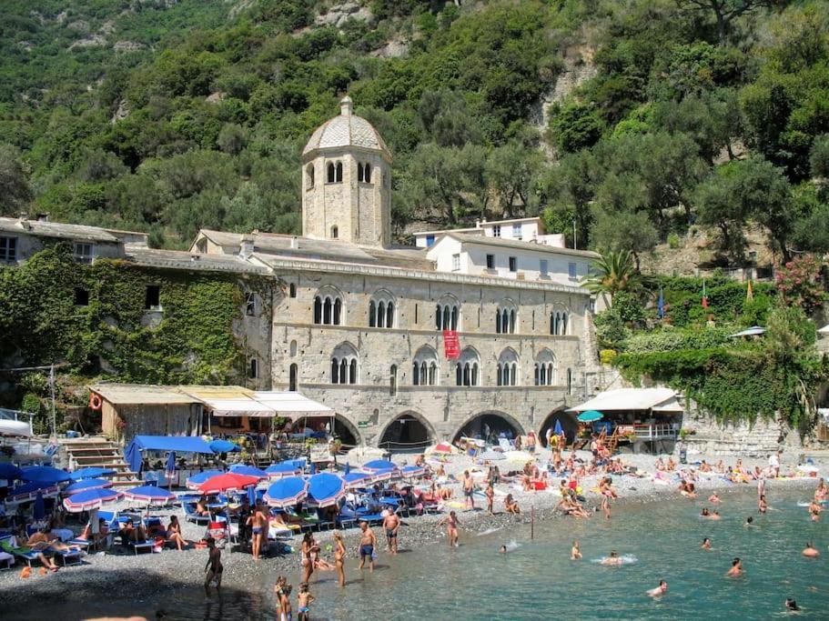 Villa Olivari - Apt Il Melograno Camogli Exterior foto